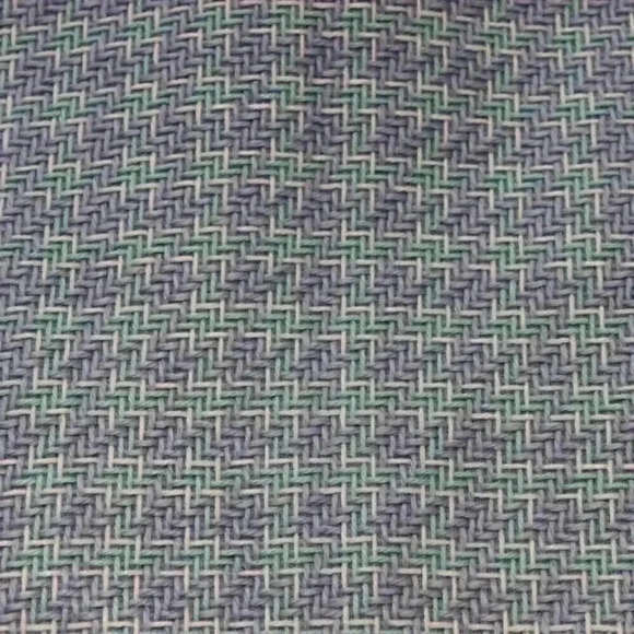 Vintage Sag Harbor Size 10 Herringbone Knit Periwinkle Blue Blazer Jacket Coat - Picture 13 of 13